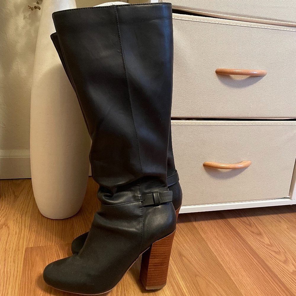Express Faux Leather Boots